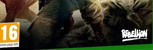 Sniper Elite 5, the PEGI square on its front