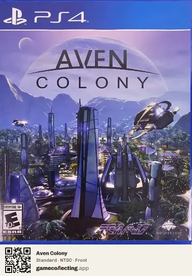 Aven Colony PlayStation 4, NTSC box front