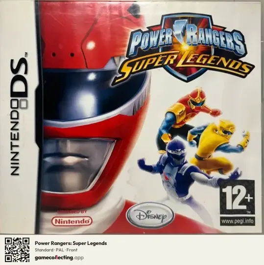 Power Rangers: Super Legends Nintendo DS, PAL box front