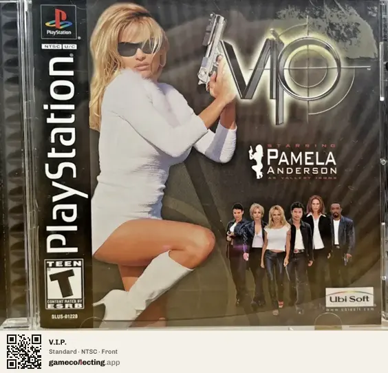 V.I.P. PlayStation, NTSC box front