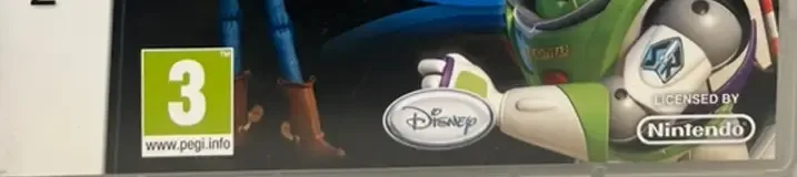 Toy Story 3: The Video Game, the PEGI square on its front