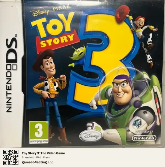 Toy Story 3: The Video Game Nintendo DS, PAL box front
