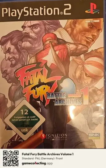 Fatal Fury Battle Archives Volume 1 PlayStation 2, Germany box front