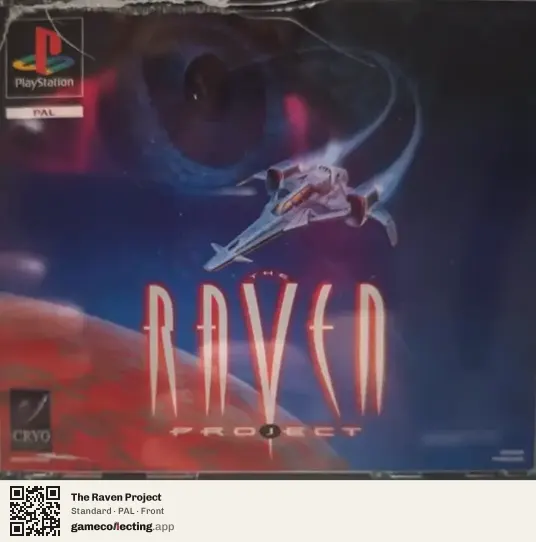 The Raven Project PlayStation, PAL box front