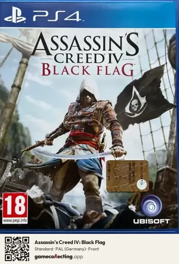 Assassin's Creed IV: Black Flag PlayStation 4, Germany box front