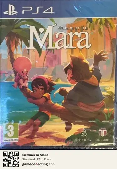 Summer in Mara PlayStation 4, PAL box front