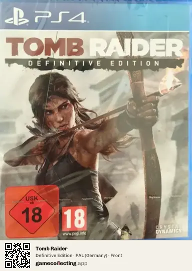 Tomb Raider PlayStation 4, Germany box front