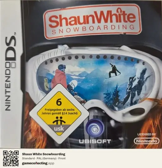 Shaun White Snowboarding Nintendo DS, Germany box front