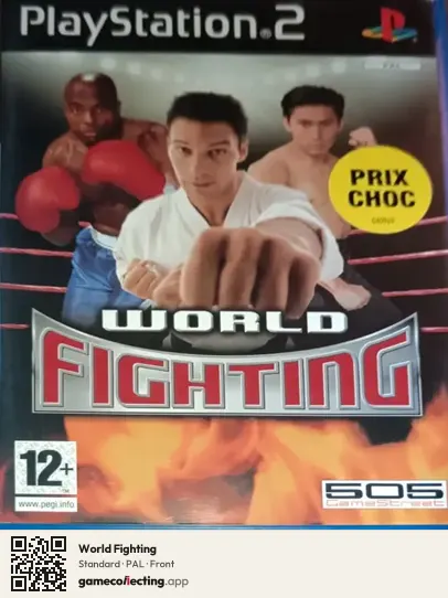 World Fighting PlayStation 2, PAL box front