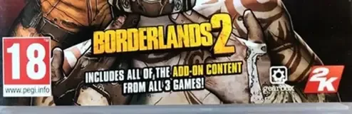 Borderlands Triple Pack, the USK square on its front