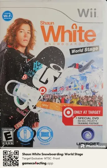 Shaun White Snowboarding: World Stage Nintendo Wii, NTSC box front