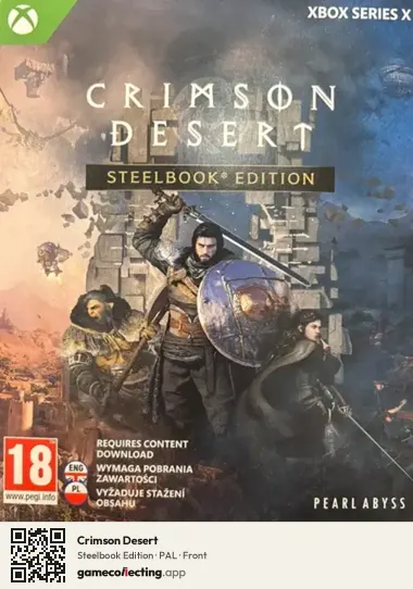 Crimson Desert Xbox Series X, PAL box front