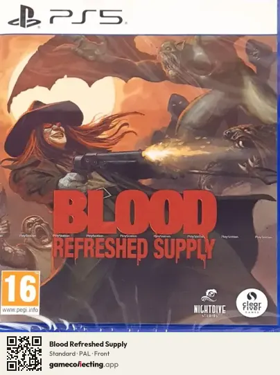 Blood Refreshed Supply PlayStation 5, PAL box front
