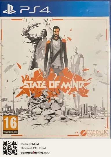 State of Mind PlayStation 4, PAL box front