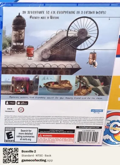 Boxville 2 PlayStation 5, NTSC box back