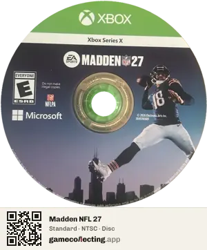 Madden NFL 27 Xbox Series X, NTSC disc