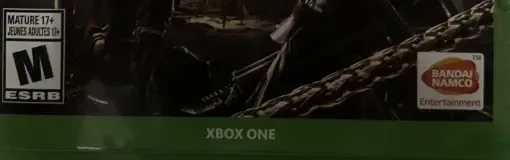 Code Vein, the ESRB box on its front