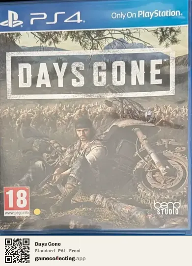 Days Gone PlayStation 4, PAL box front
