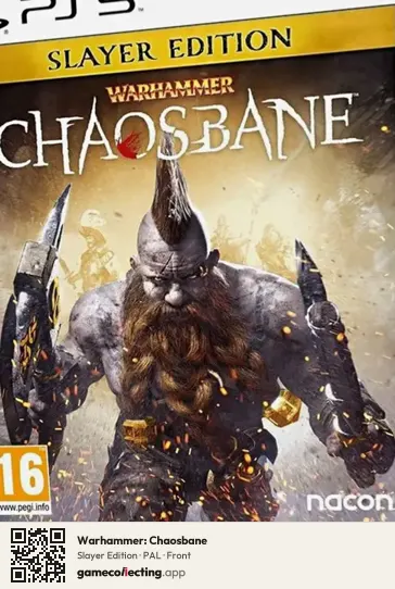 Warhammer: Chaosbane PlayStation 5, PAL box front
