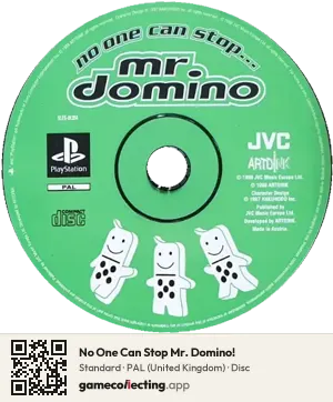 No One Can Stop Mr. Domino! PlayStation, PAL disc