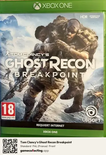 Tom Clancy's Ghost Recon Breakpoint Xbox One, France box front