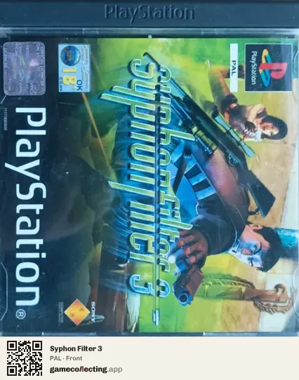 Syphon Filter 3 PlayStation, PAL box front