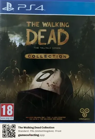 The Walking Dead Collection PlayStation 4, United Kingdom box front