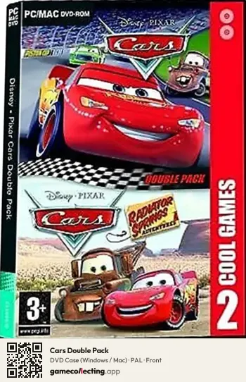 Cars Double Pack Computer, PAL box front