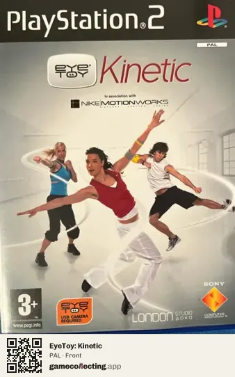 EyeToy: Kinetic PlayStation 2, PAL box front