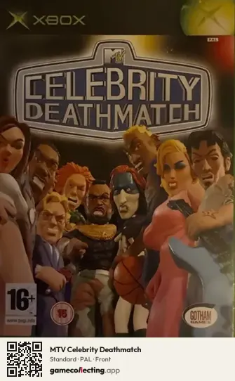 MTV Celebrity Deathmatch Xbox, PAL box front