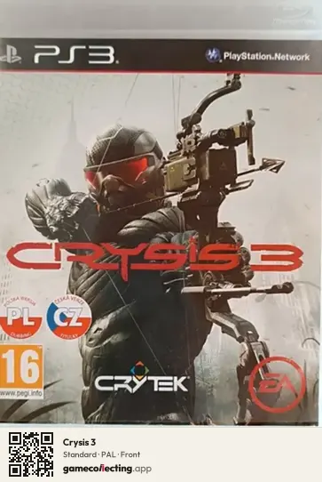 Crysis 3 PlayStation 3, PAL box front
