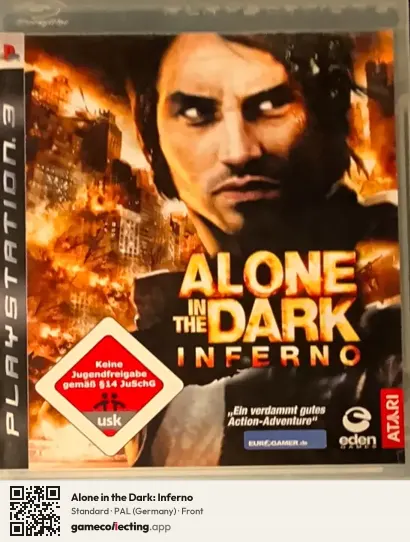 Alone in the Dark: Inferno PlayStation 3, Germany box front