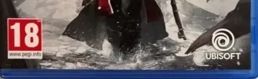 Assassin's Creed Rogue Remastered, the PEGI square on its front