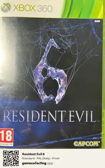 Resident Evil 6 Xbox 360, Italy box front