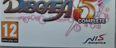 Disgaea 5 Complete, the USK square on its front