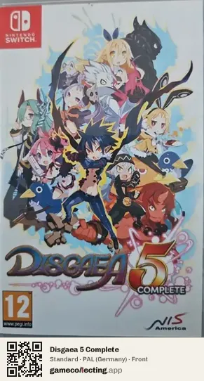 Disgaea 5 Complete Nintendo Switch, Germany box front
