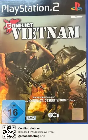 Conflict: Vietnam PlayStation 2, Germany box front