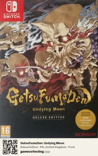 GetsuFumaDen: Undying Moon Nintendo Switch, United Kingdom box front