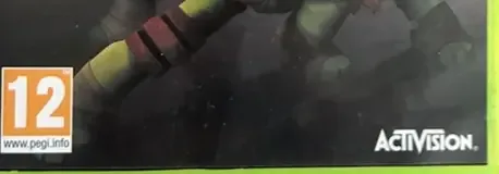 Teenage Mutant Ninja Turtles, the PEGI square on its front