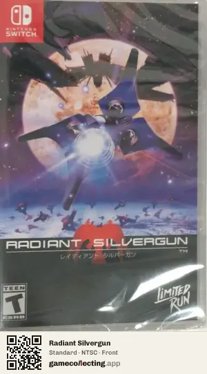 Radiant Silvergun Nintendo Switch, NTSC box front