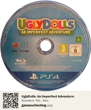 UglyDolls: An Imperfect Adventure PlayStation 4, PAL disc
