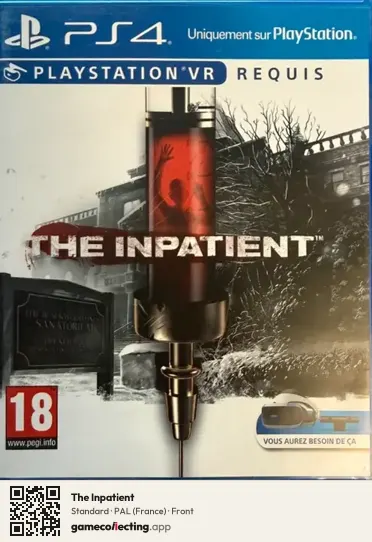 The Inpatient PlayStation 4, France box front