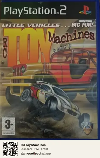 RC Toy Machines PlayStation 2, PAL box front