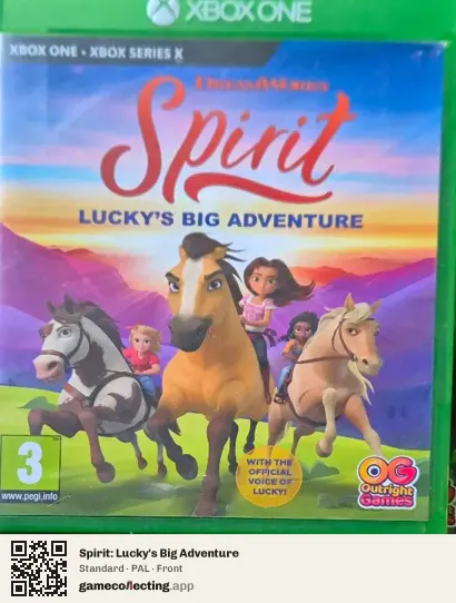 Spirit: Lucky's Big Adventure Xbox One, PAL box front