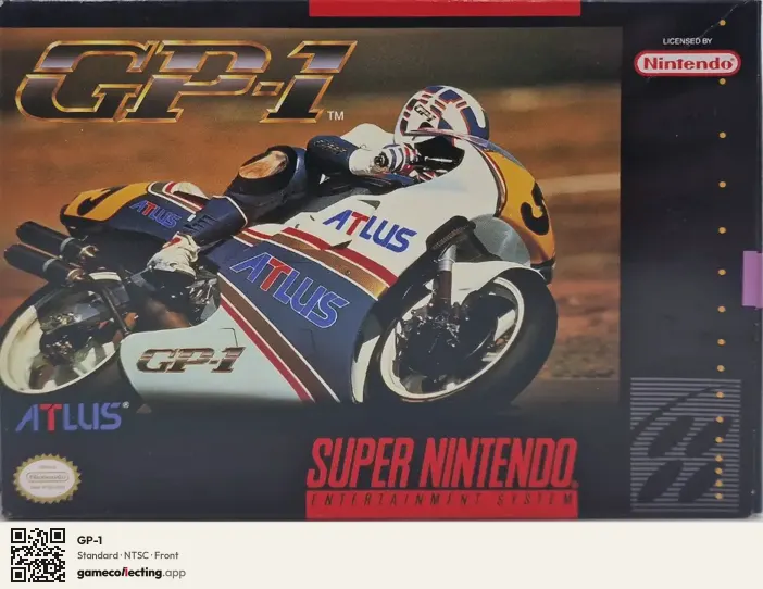GP-1 Super Nintendo Entertainment System, NTSC box front