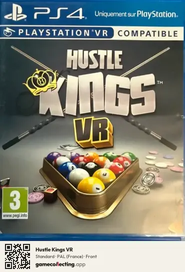 Hustle Kings VR PlayStation 4, France box front