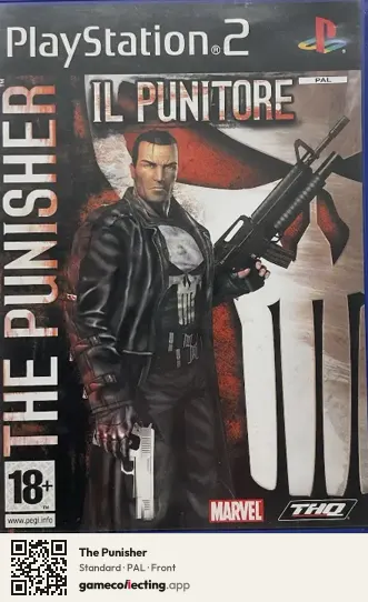 The Punisher PlayStation 2, PAL box front