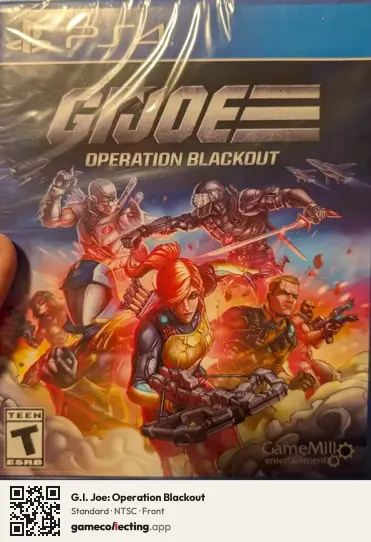 G.I. Joe: Operation Blackout PlayStation 4, NTSC box front