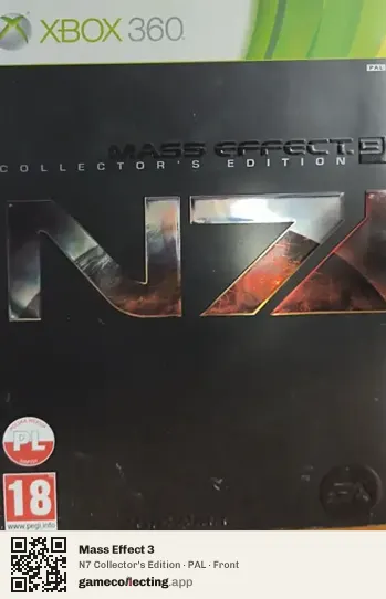 Mass Effect 3 Xbox 360, PAL box front