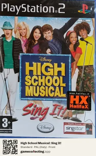High School Musical: Sing It! PlayStation 2, Italy box front